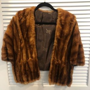 Vintage fox fur stole